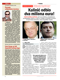 Kalinić odbio dva miliona eura!
