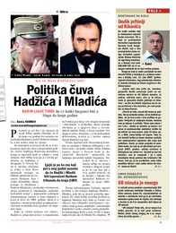 Politika čuva Hadžića i Mladića