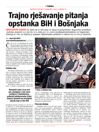 Trajno rješavanje pitanja opstanka BiH i Bošnjaka