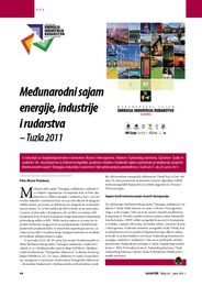 Međunarodni sajam energije, industrije i rudarstva – Tuzla 2011