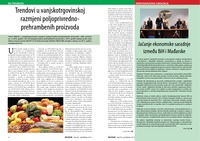 Trend deficita u vanjskotrgovinskoj razmjeni poljoprivredno-prehrambenih proizvoda u BiH nastavio se i u 2012. godini.