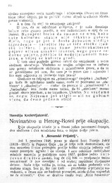 Novinarstvo u Herceg-Bosni prije okupacije.