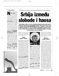 Srbija između slobode i haosa