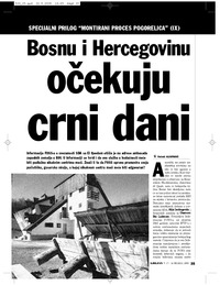Bosnu i Hercegovinu očekuju crni dani