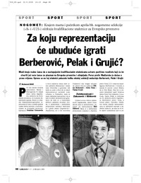 Za koju reprezentaciju će ubuduće igrati Berberović, Pelak i Grujić?