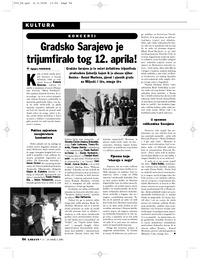 Gradsko Sarajevo je trijumfiralo tog 12. aprila!