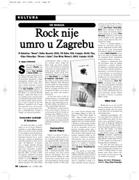 Rock nije umro u Zagrebu