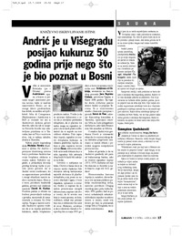 Andrić je u Višegradu posijao kukuruz 50 godina prije nego što je bio poznat u Bosni