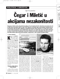 Čegar i Miletić u akcijama nezakonitosti