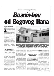Bosnia-bau od Begovog Hana