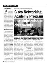 Cisco Networking Academy Program u srednjoškolskom obrazovanju