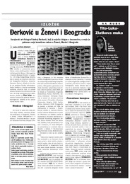 Đerković u Ženevi i Beogradu