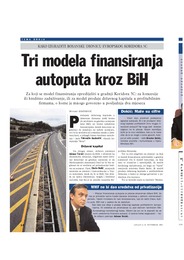 Tri modela finansiranja autoputa kroz BiH