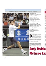 Andy Roddick mi je najbolji prijatelj, a McEnroe kaže da sam budući Federer!