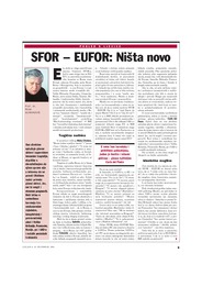 SFOR - EUFOR: Ništa novo