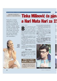 Tinka Milinović će pjevati u "Bingo show",  a Hari Mata Hari za 15.000 KM u "Holiday Innu"