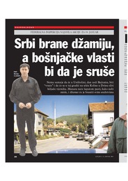 Srbi brane džamiju, a bošnjačke vlasti bi da je sruše