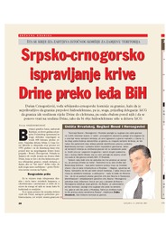 Srpsko-crnogorsko ispravljanje krive Drine preko leđa BiH