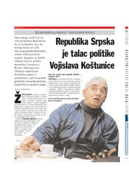 Republika Srpska je talac politike Vojislava Koštunice