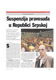 Suspenzija pravosuđa u Republici Srpskoj