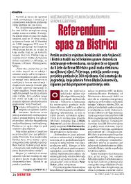 Referendum - spas za Bistricu