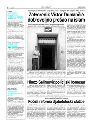 Zatvorenik Viktor Dumančić dobrovoljno prešao na islam