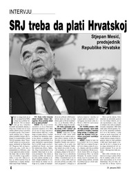 Stjepan Mesić, predsjednik Republike Hrvatske