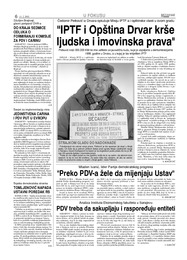 IPTF i Opština Drvar krše ljudska i imovinska prava