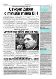 Usvojen Zakon o ministarstvima BiH