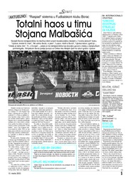 Totalni haos u timu Stojana Malbašića