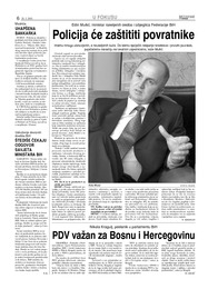 PDV važan za Bosnu i Hercegovinu