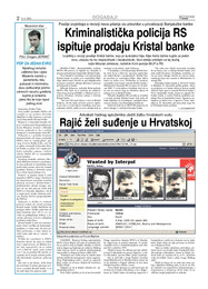 Kriminalistička policija RS ispituje prodaju Kristal banke