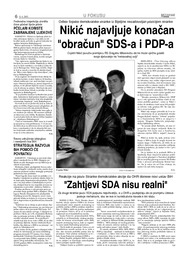Nikić najavljuje konačan "obračun" SDS-a i PDP-a