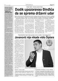 Jovanović nije nikada vidio Šiptara