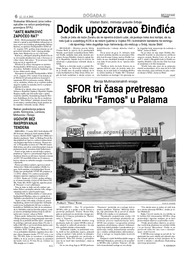 SFOR tri časa pretresao fabriku Famos u Palama