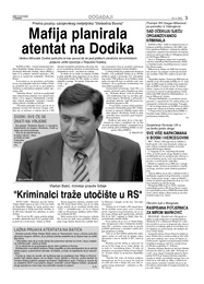 Mafija planirala atentat na Dodika