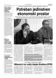 Mikerević mu nudio mjesto direktora EPRS
