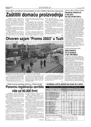 Otvoren sajam Promo 2003 u Tuzli