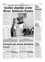 Izviđač ubjedljiv protiv Borac Telekoma Srpske