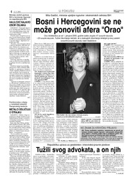 Bosni i Hercegovini se ne može ponoviti afera Orao