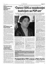 Predsjedništvo PDP-a danas o Petru Kuniću