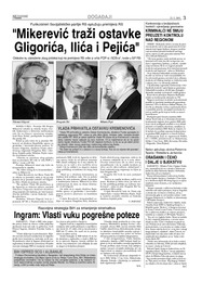 Mikerević traži ostavke Gligorića, Ilića i Pejića