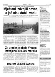 Za uređenje obale Vrbasa  izdvojeno 380.000 maraka