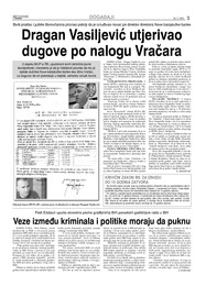 Dragan Vasiljević utjerivao dugove po nalogu Vračara