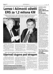 Lemez i Aćimović oštetili ERS za 1,2 miliona KM