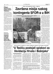 Završena misija ruskog kontingenta SFOR-a u BiH