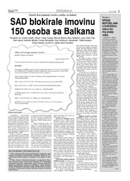 SAD blokirale imovinu 150 osoba sa Balkana