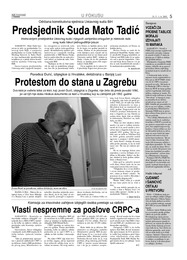 Protestom do stana u Zagrebu