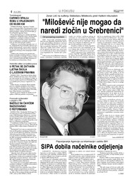 Milošević nije mogao da naredi zločin u Srebrenici