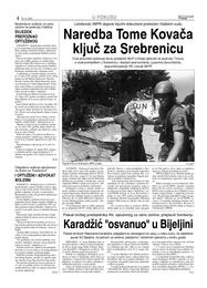 Naredba Tome Kovača ključ za Srebrenicu